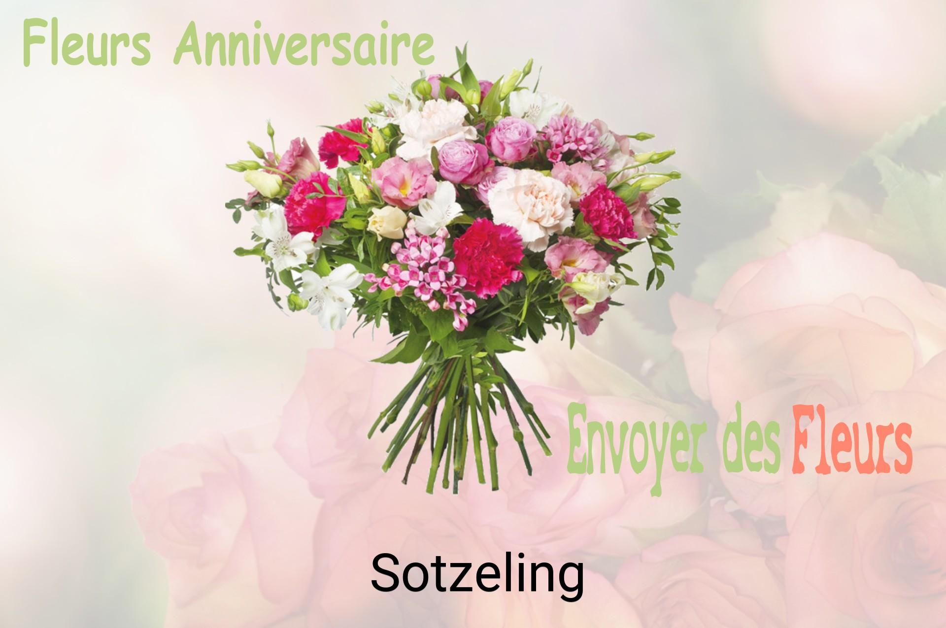 Bouquet de fleurs d’anniversaire livré à Sotzeling